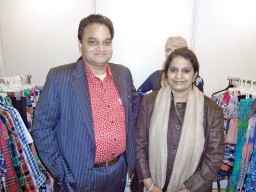 Vimal Saraf with this wife Suneeta Saraf, who is looking after product development in the company