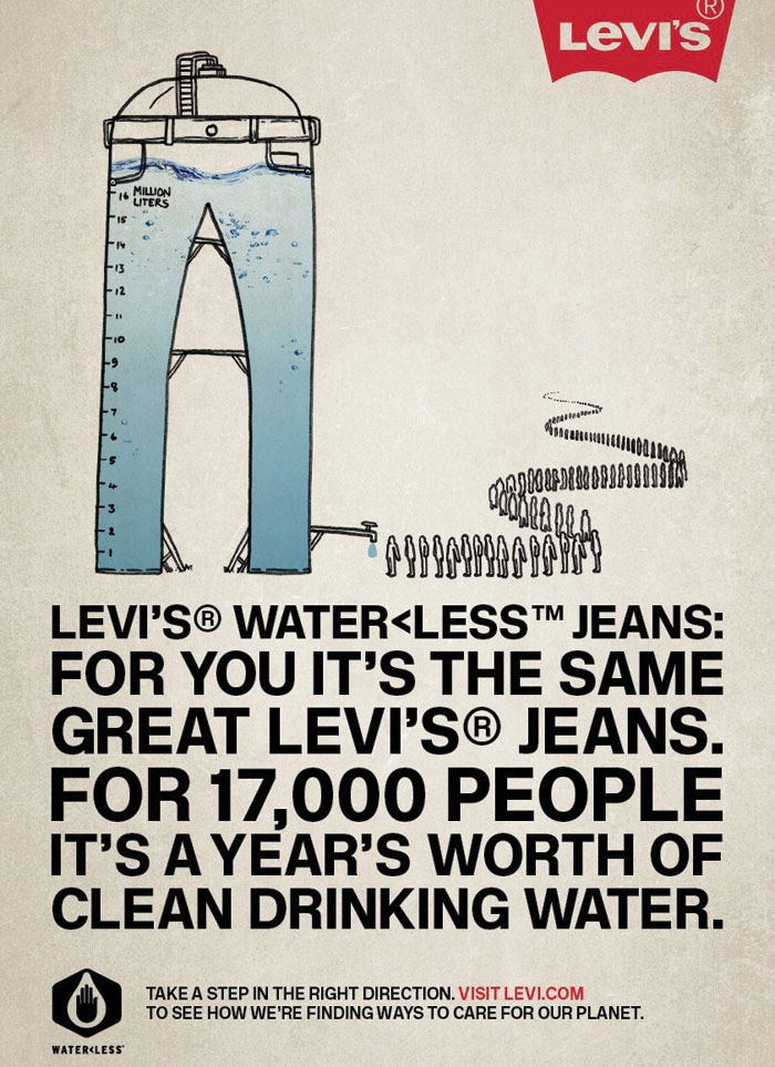 LevI's saves 1 billion litres of water; releases Environmental Impact Study  - Apparel Resources