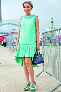 Sea green as a major influence in street style