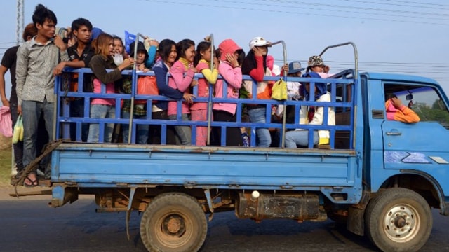 Garment Workers Truck