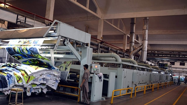 Textile factory in Pakistan