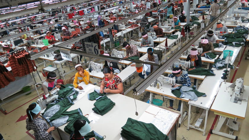 Garment firm in Cambodia