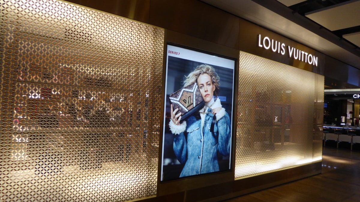 Louis Vuitton arrives at Heathrow Terminal 5