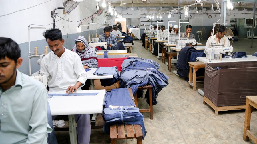 Garment factory of Pakistan