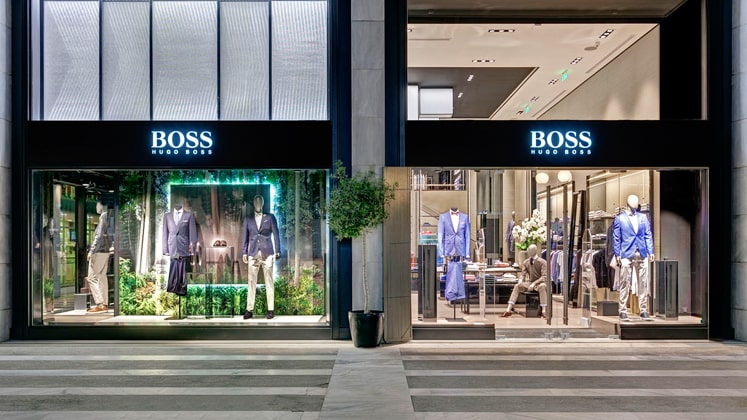 Hugo Boss opens first store outside 