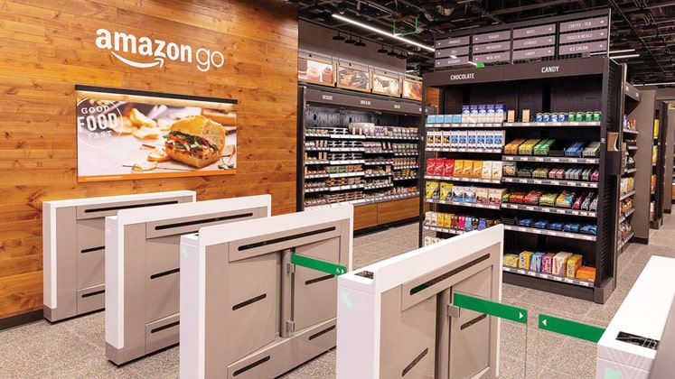 Automation at cashier-less Amazon Go stores