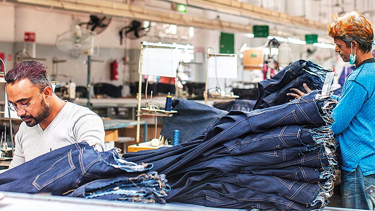 Garment factory in Pakistan