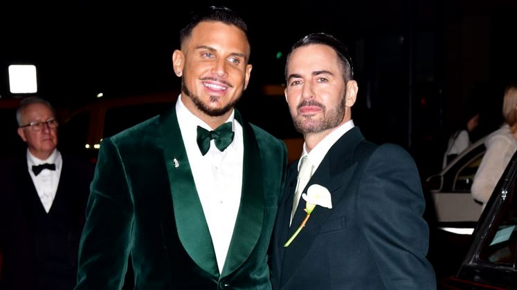 Marc Jacobs with Charly Defrancesco
