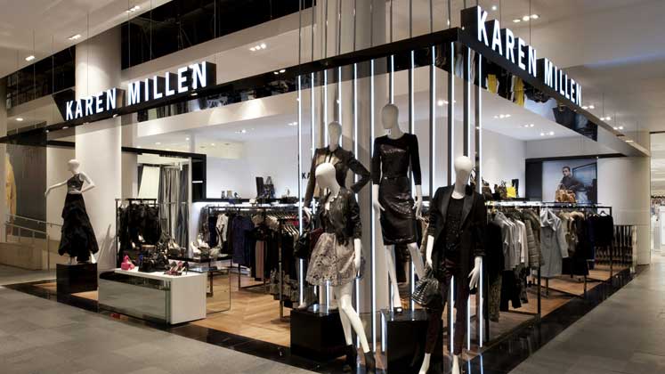 Karen Millen’s owner reportedly to set the brand on auction.