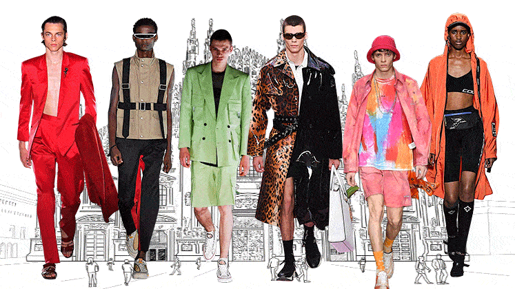 Casual, unconventional glamour: Milan Menswear Fashion Week S/S’20 ...