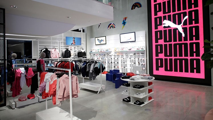 PUMA's new store integrates technology, art and music! | Retail ...