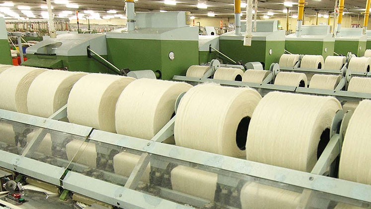 Yarn production mill