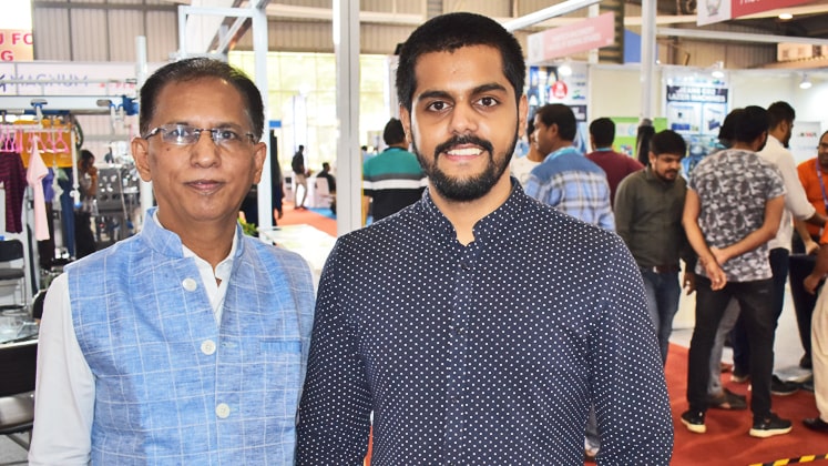 Ketan Vora and Bhavya Vora (father and US returned son duo) of Menzor Pvt. Ltd, Ahmedabad