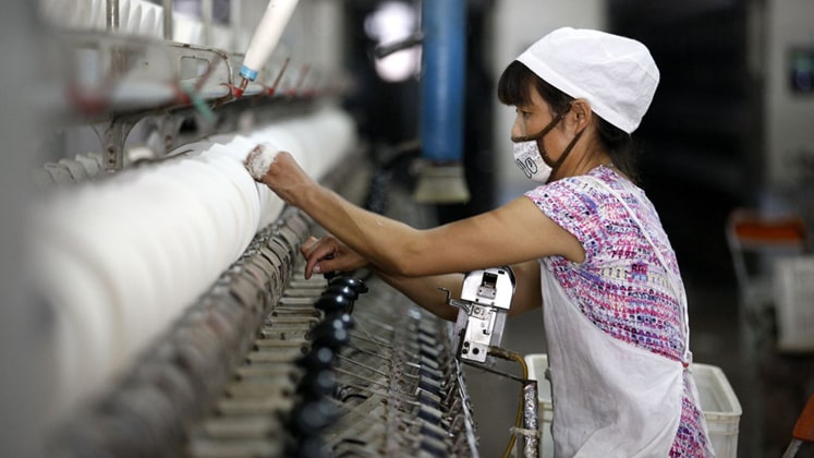 Chinese apparel exports