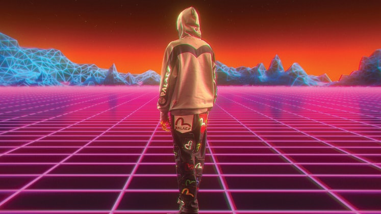 EVISU x Palace streetwear collaboration