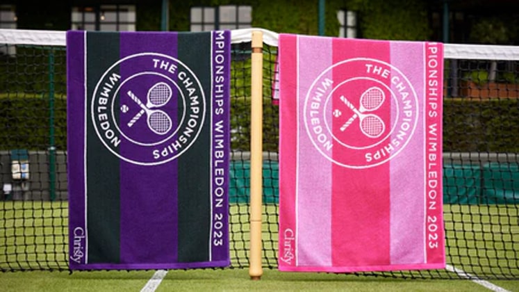 Welspun continues to design the coveted towels for the 2023 Wimbledon  Championships - Textile Magazine, Textile News, Apparel News, Fashion News