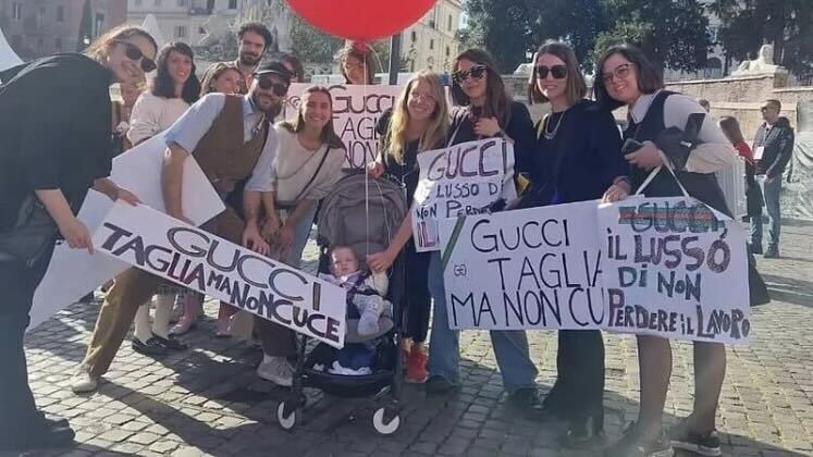 Il primo sciopero dei lavoratori nella storia di Gucci