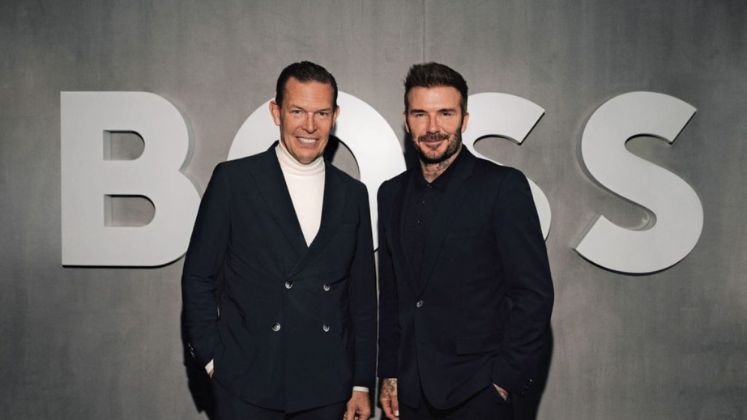 David Beckham and Hugo Boss ink design collaboration