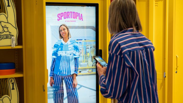 Selfridges et Snapchat lancent un vestiaire AR