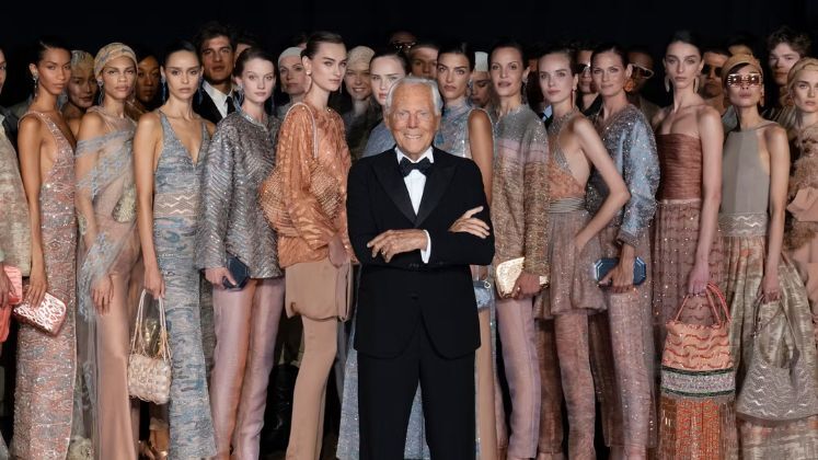 Giorgio Armani presents his Spring 2025 collection in New York | Designer Labels News USA