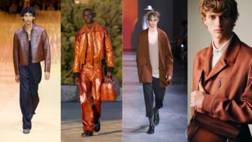 AR Color Report: Menswear S/S ’25 Color Trend Report: Ember Glow