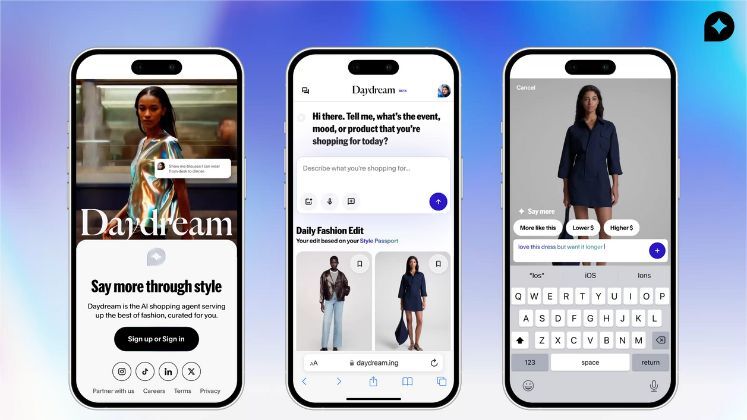 Daydream debuts as AI-powered fashion shopping agent | Retail Brand News
