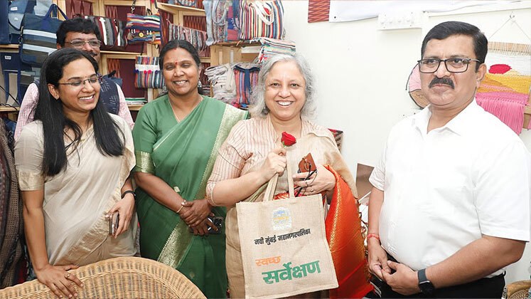 Textile Secretary praises Navi Mumbai’s pioneering fabric waste processing model