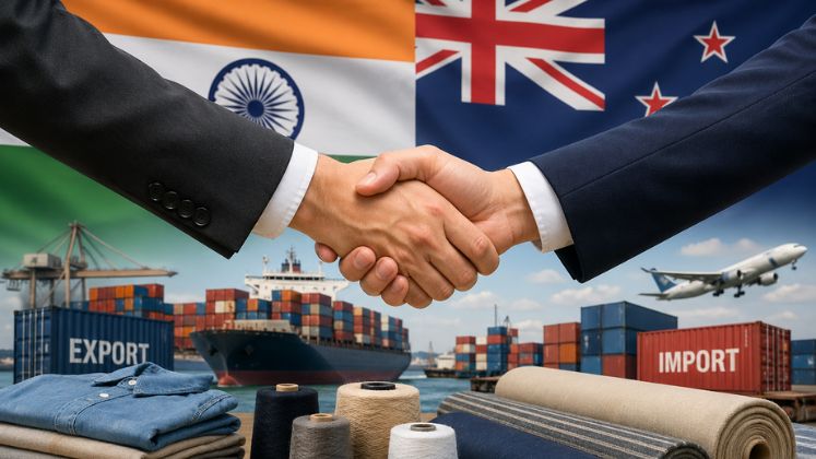 India–New Zealand FTA Unlocks Duty-Free Access, Boosts Textile and Apparel Trade