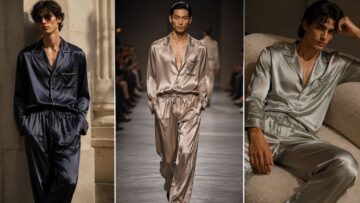 Sleek Satins Define Menswear’s 2026 Shift Toward Fluid, Pyjama-inspired Dressing
