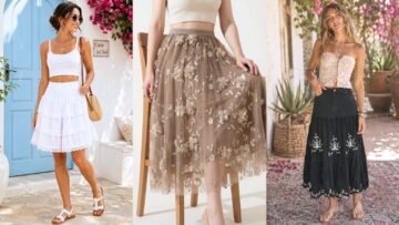 The Trimmed Skirt Takes Centre Stage